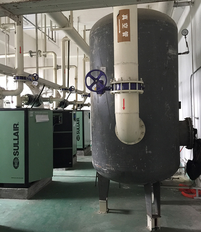 真空泵調試現場